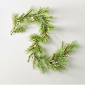NWOT! 10ft Christmas Garland Faux Needle Pine, Hearth & Hand with Magnolia